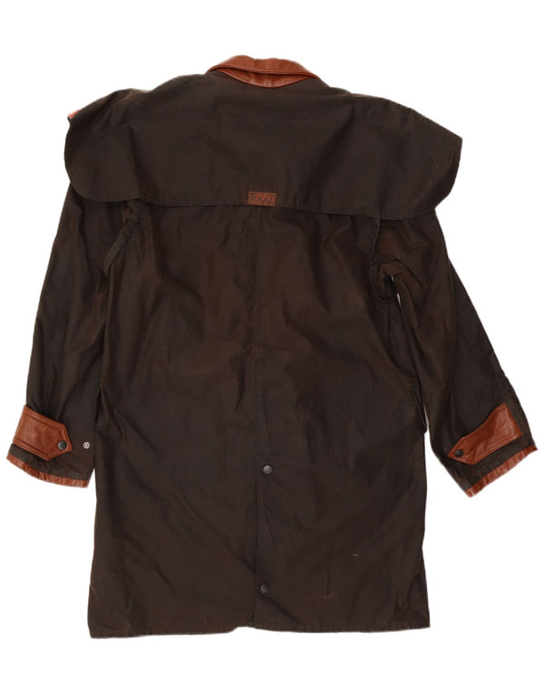 Toggi Γυναικείο παλτό από κερωμένο βαμβάκι UK 10 Small Brown Cotton