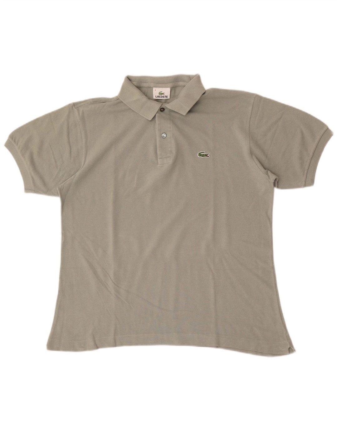 Ανδρικό πουκάμισο Polo Lacoste, Μέγεθος 4, Μεσαίο βαμβακερό χακί