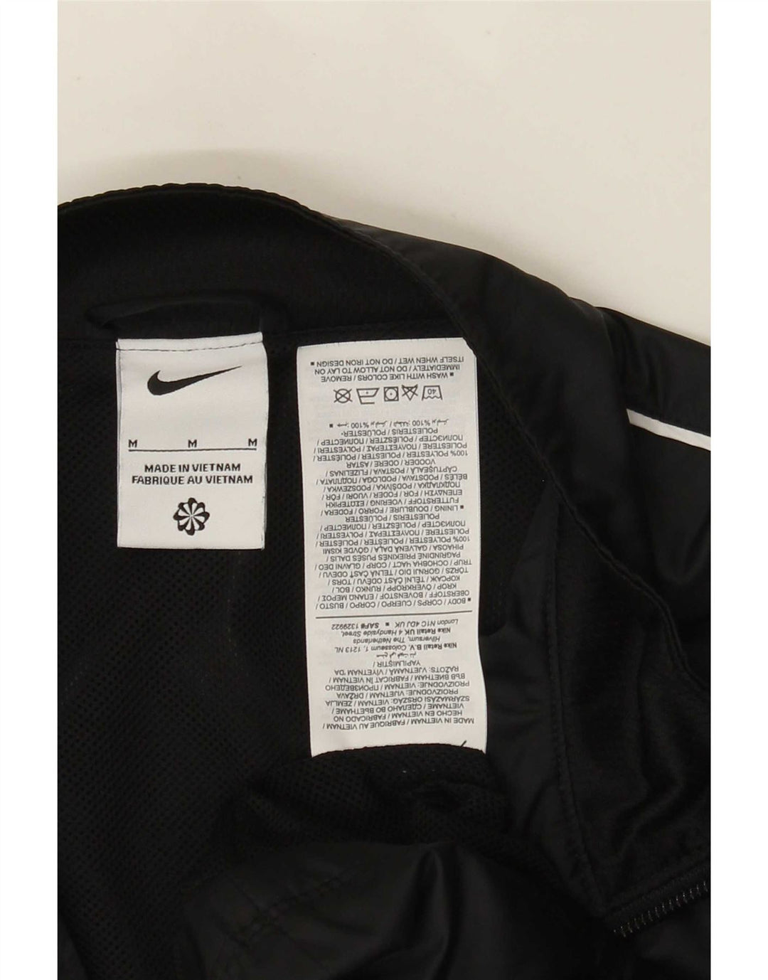 Ανδρική φόρμα Nike Μπουφάν με μεσαίο μαύρο πολυεστέρα