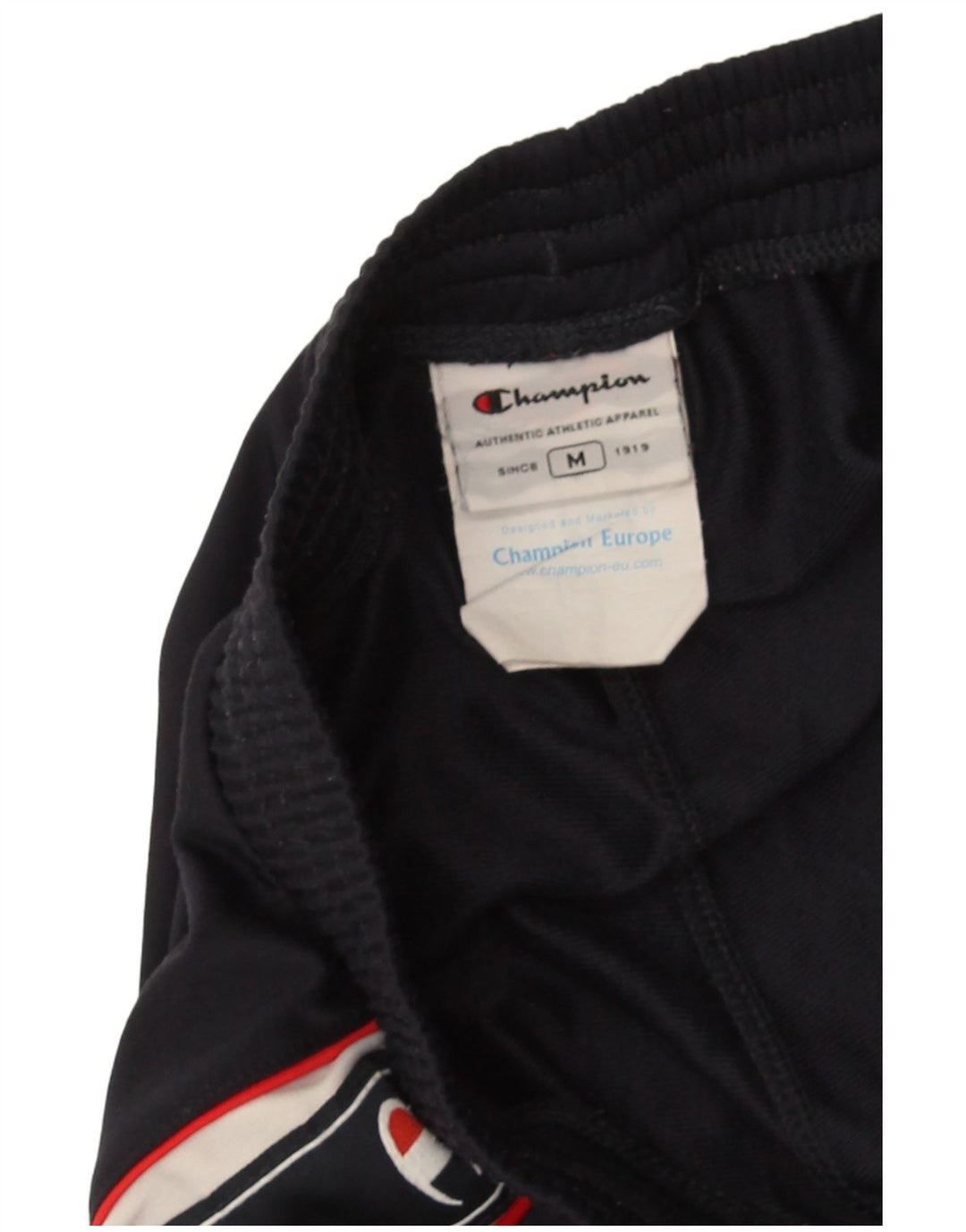 Champion Ανδρικά γραφικά αθλητικά παντελόνια Joggers Medium Navy Blue Polyester