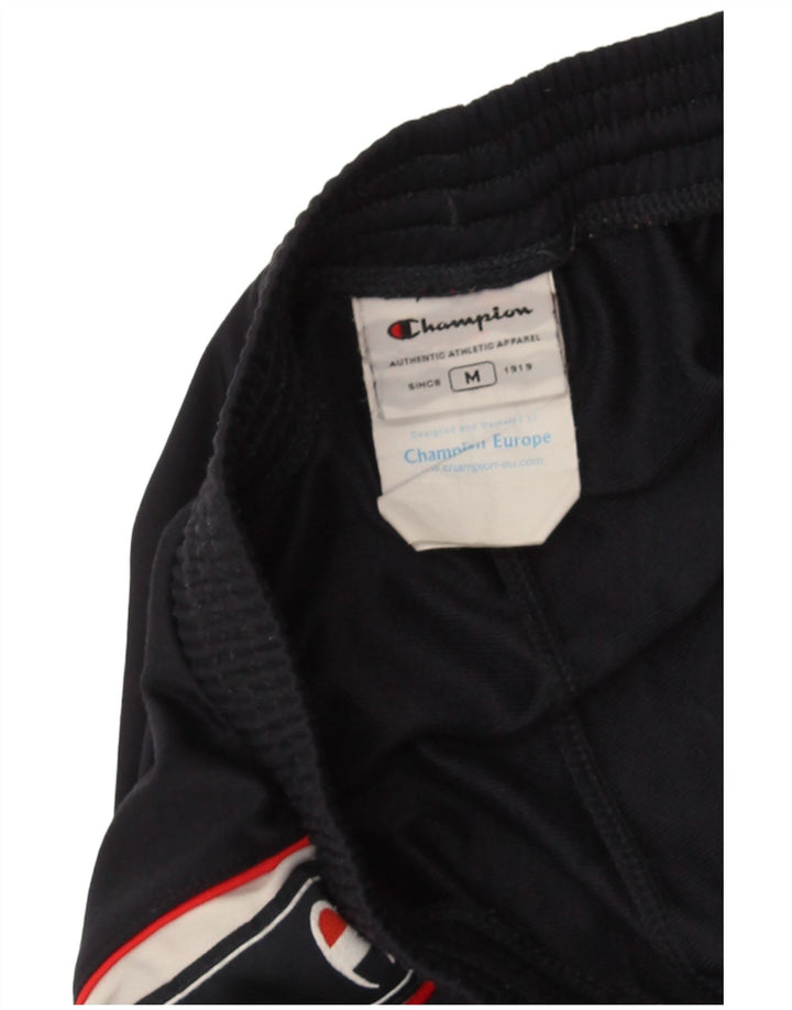 Champion Ανδρικά γραφικά αθλητικά παντελόνια Joggers Medium Navy Blue Polyester