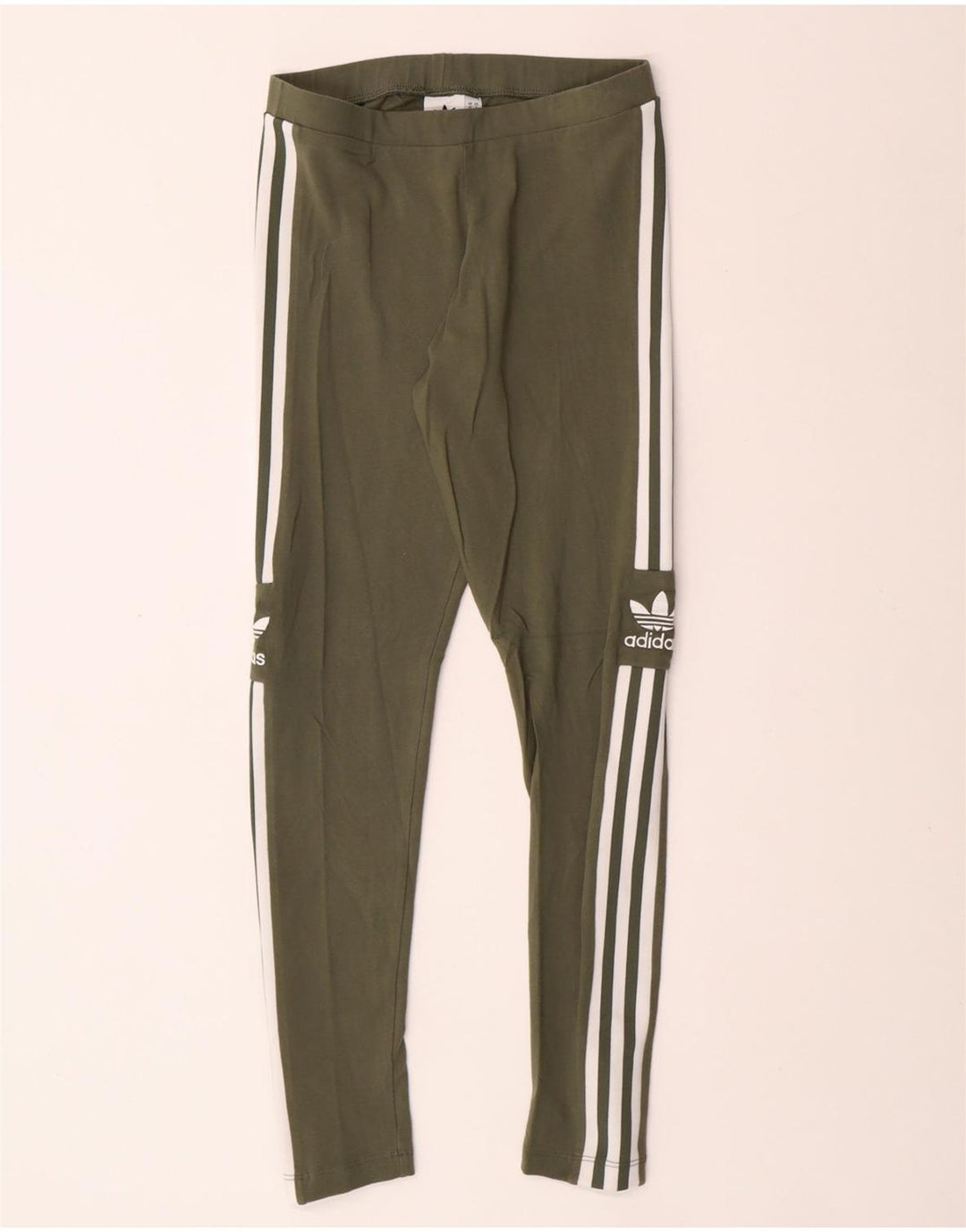Γυναικείο κολάν ADIDAS UK 10 Small Khaki Cotton