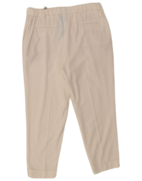 Marks & Spencer Γυναικείο παντελόνι Chino UK 14 Large W32 L25 White