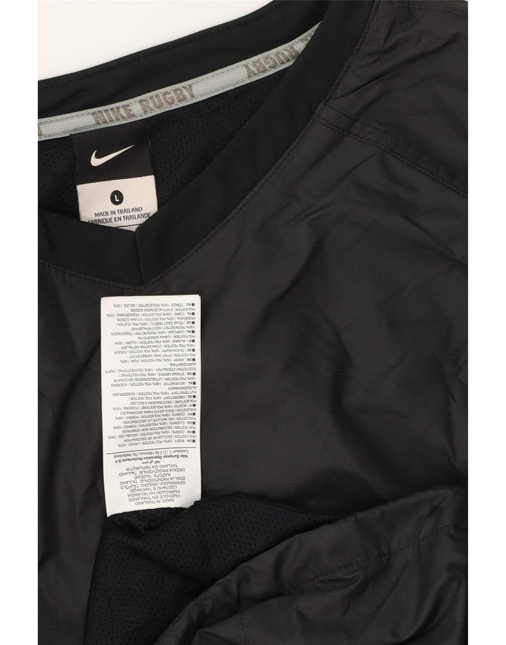 Ανδρική φόρμα πουλόβερ NIKE Top Large Μαύρο Πολυεστέρας