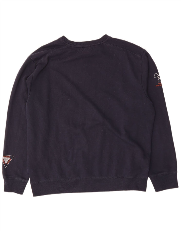 Ανδρικό γραφικό φούτερ AVIREX Jumper XL Navy Blue Cotton