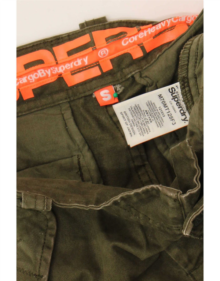 Ανδρικό σορτς Cargo Superdry Small W29 Χακί Βαμβακερό