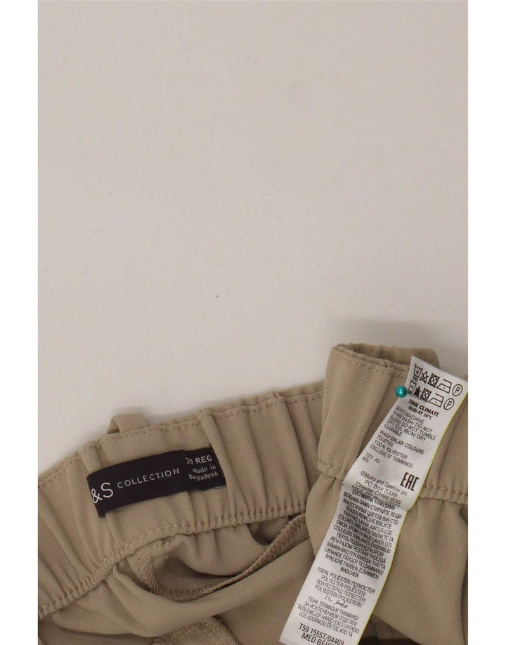 Marks & Spencer Γυναικείο σορτς Chino UK 20 2XL W42 Μπεζ πολυεστέρας