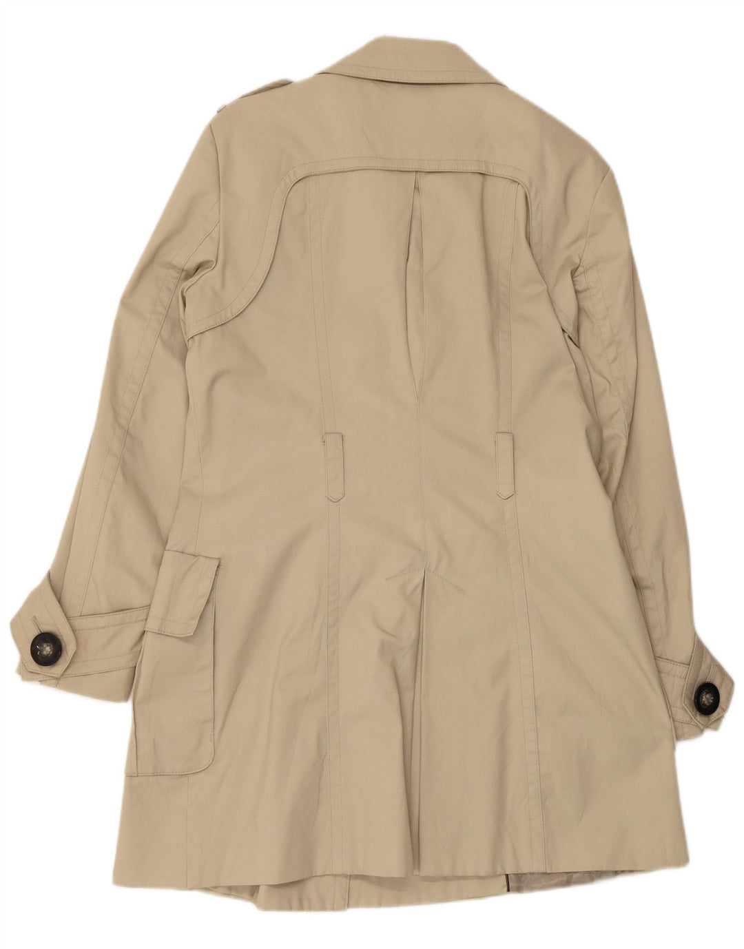 Zara Γυναικεία καμπαρντίνα UK 14 Large Beige Nylon