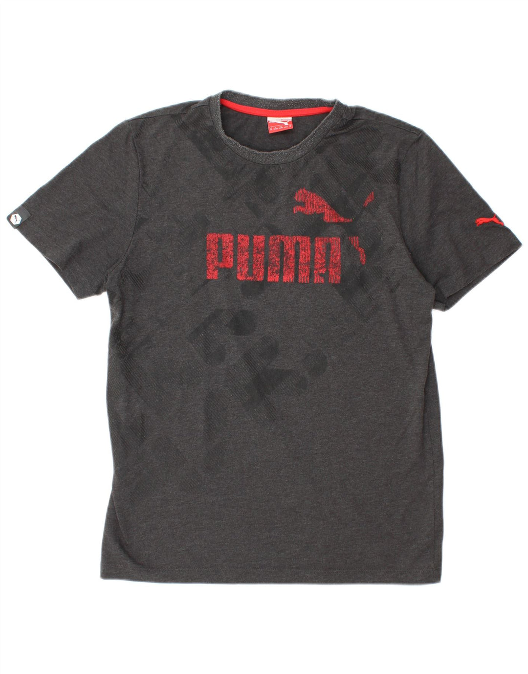 Ανδρικό γραφικό T-Shirt PUMA Top Medium Grey