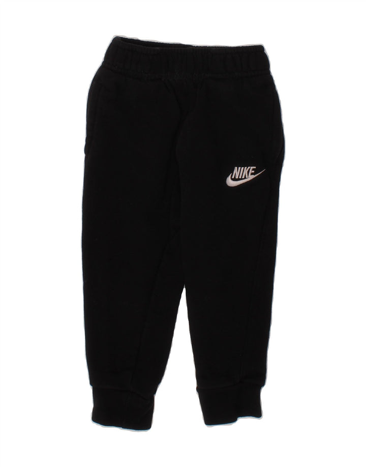NIKE Boys Tracksuit Trousers Joggers 2-3 Years  Black Cotton Vintage Nike and Second-Hand Nike from Messina Hembry 