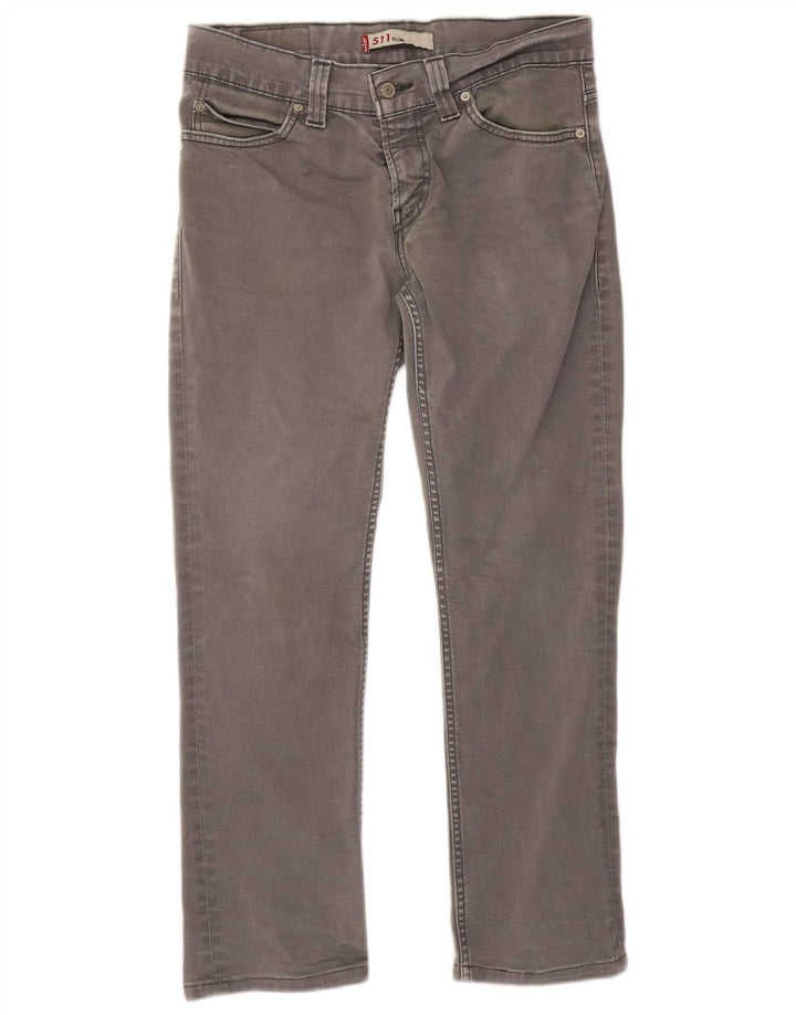Γυναικείο Levi's 511 Slim Jeans W32 L28 Γκρι βαμβακερό