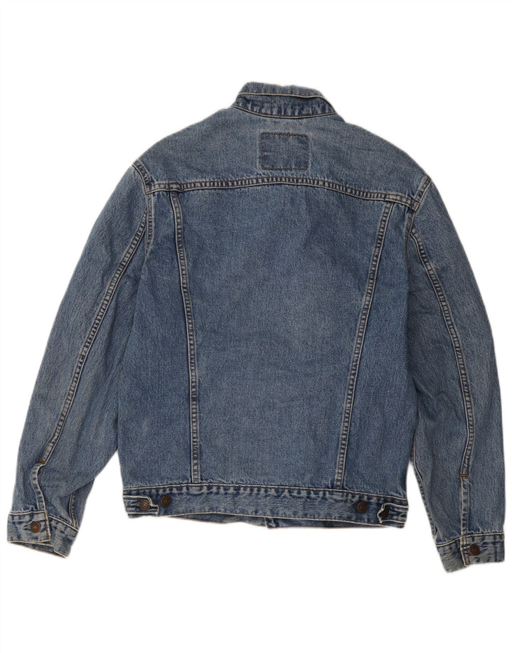 Ανδρικό τζιν μπουφάν Levi's UK 38 Medium Blue Cotton