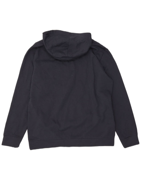 Adidas Ανδρικό Hoodie Jumper XL Navy Blue Polyester