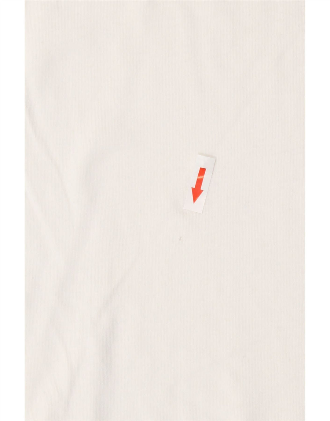 Adidas Γυναικείο T-Shirt Top UK 12 Μεσαίο λευκό βαμβακερό