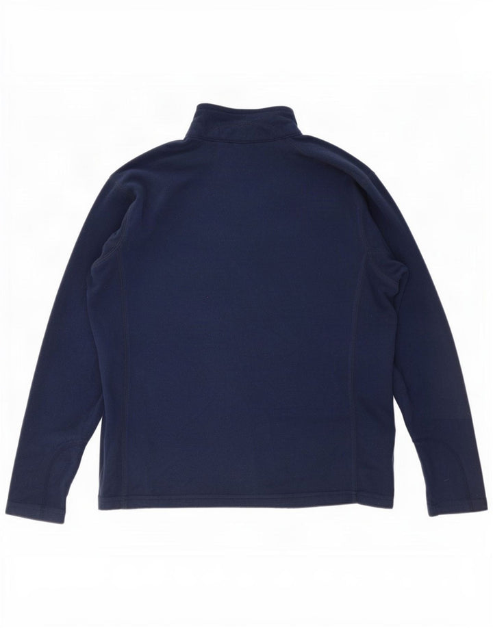 Columbia Ανδρικό φερμουάρ με λαιμόκοψη Fleece Jumper Μεγάλο Navy Blue Polyester
