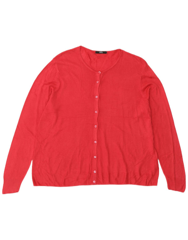 Marks & Spencer Γυναικεία Ζακέτα πουλόβερ UK 22 3XL Ροζ