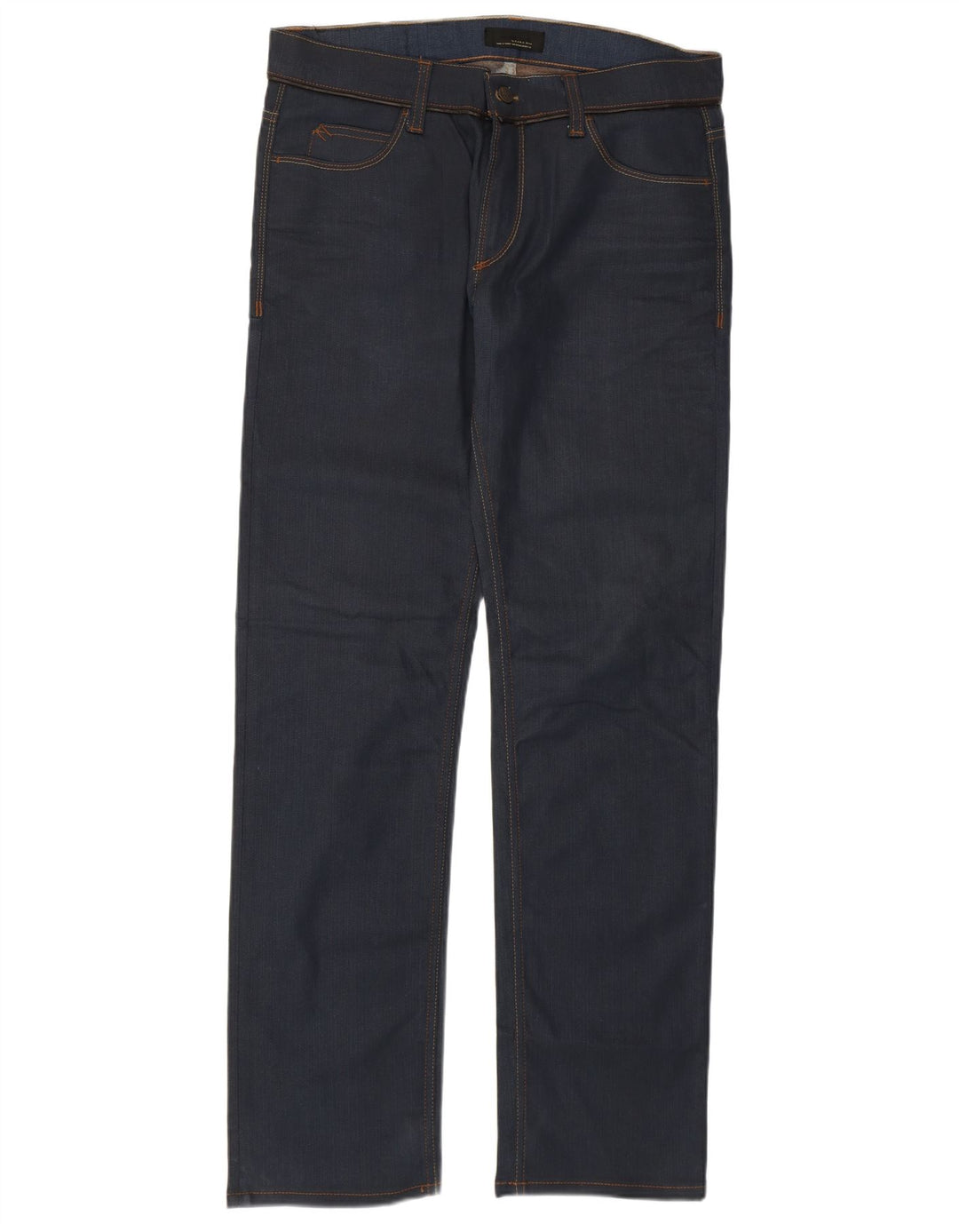 Zara Ανδρικό τζιν ίσιο EU 42 Large W32 L32 Navy Blue Cotton