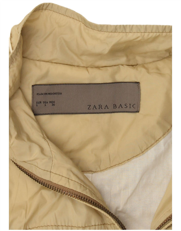 Zara Γυναικείο Utility Jacket UK 14 Large Beige