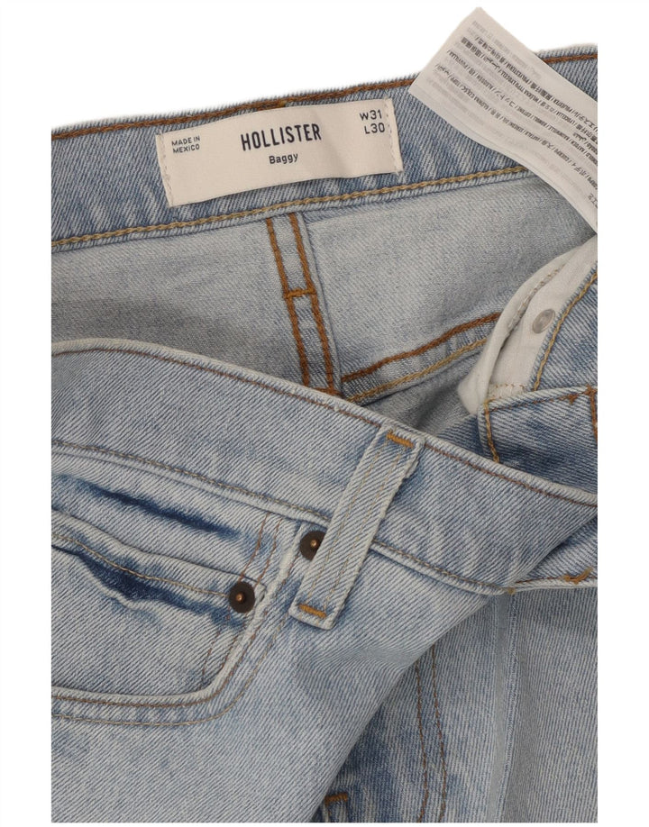 Ανδρικό φαρδύ τζιν HOLLISTER W31 L30 Μπλε βαμβακερό