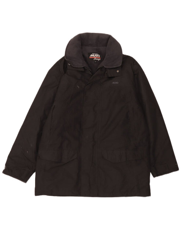 Musto Ανδρικό μπουφάν Parka με κουκούλα UK 38 Medium Black Polyester