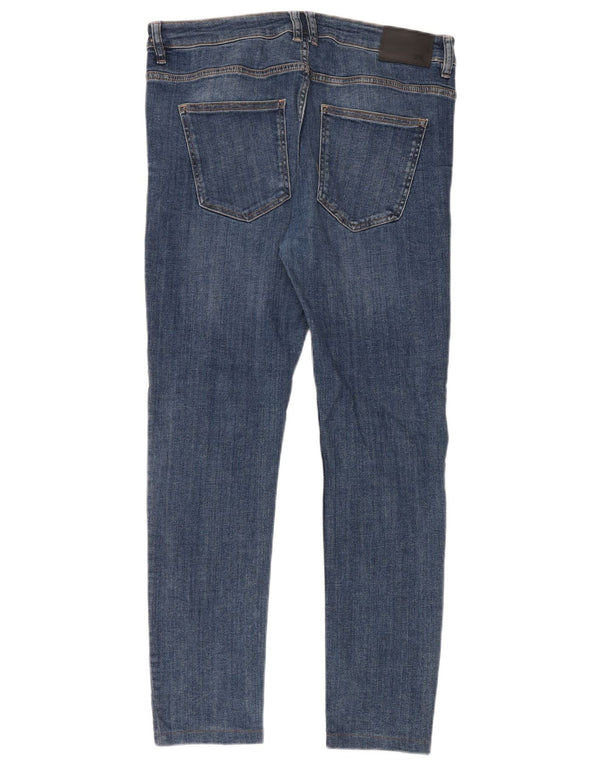 Zara Ανδρικό Slim Jeans EU 44 Large W34 L30 Blue Cotton