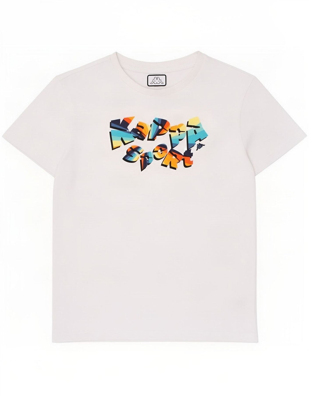 Kappa Boys Graphic T-Shirt Top 11-12 Years Λευκό