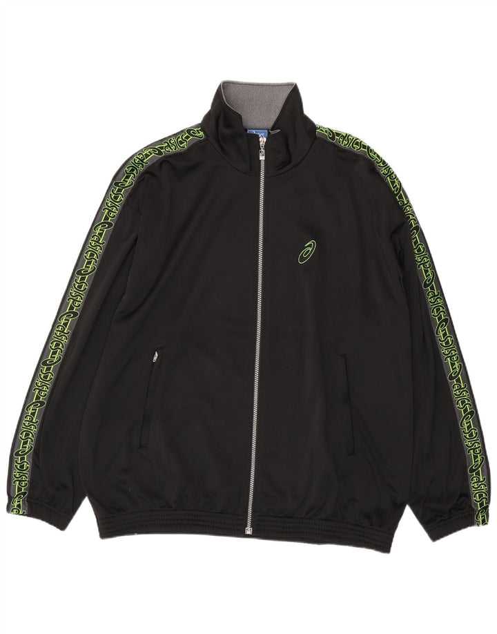Ανδρική αθλητική φόρμα γραφικών Asics Top Jacket XL Μαύρο