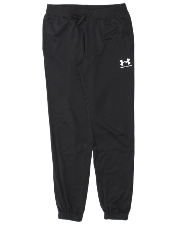 Under Armour Boys Tracksuit Trousers Joggers 11-12 Years Large Μαύρο
