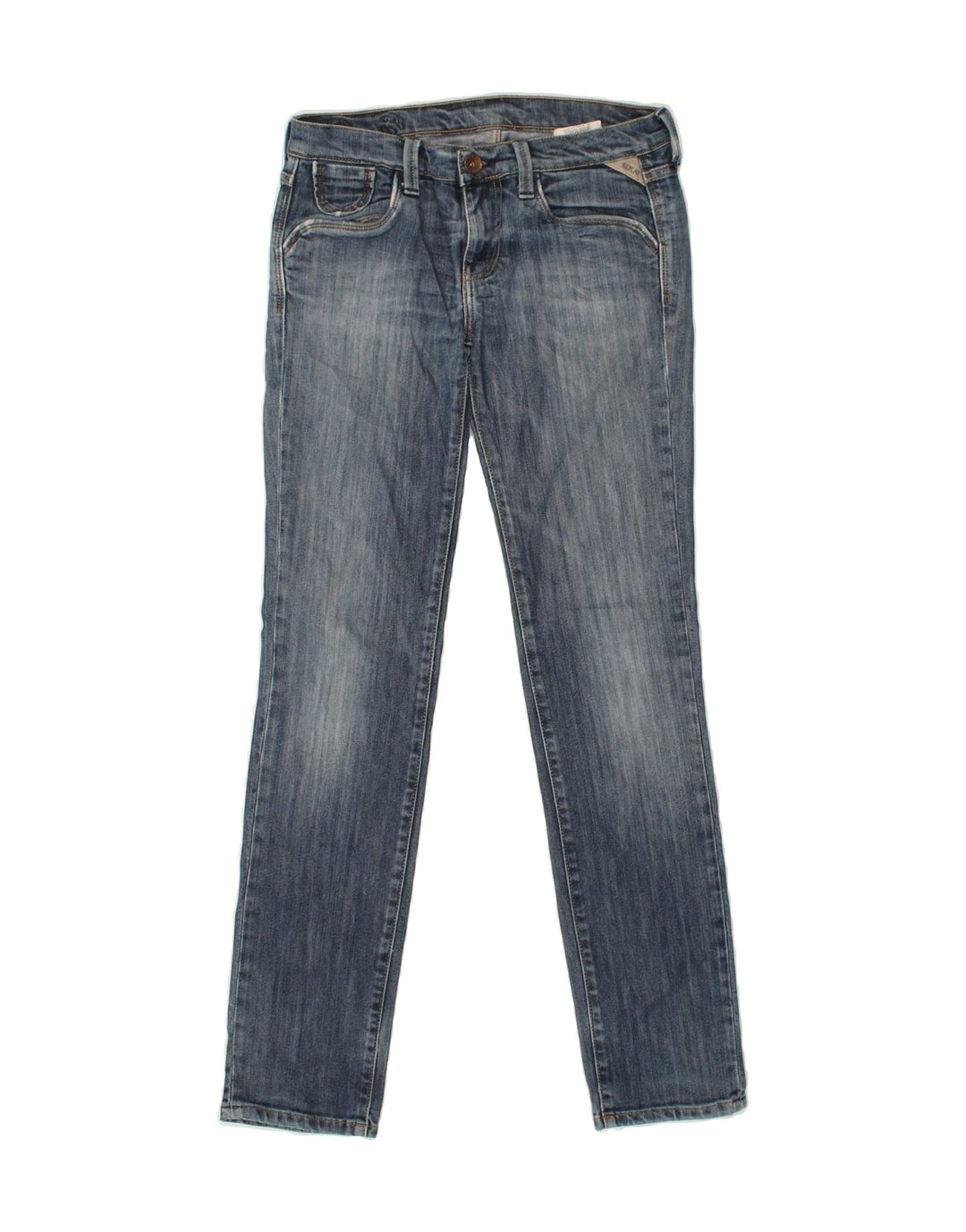 REPLAY Womens Slim Jeans W28 L32  Blue Cotton Vintage Replay and Second-Hand Replay from Messina Hembry 
