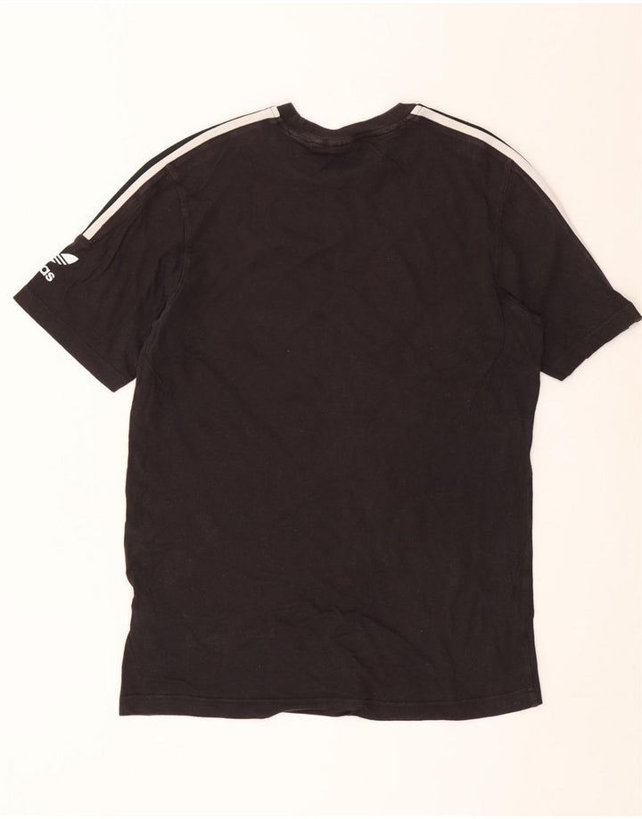 Ανδρικό T-Shirt ADIDAS Top Μικρό μαύρο βαμβακερό
