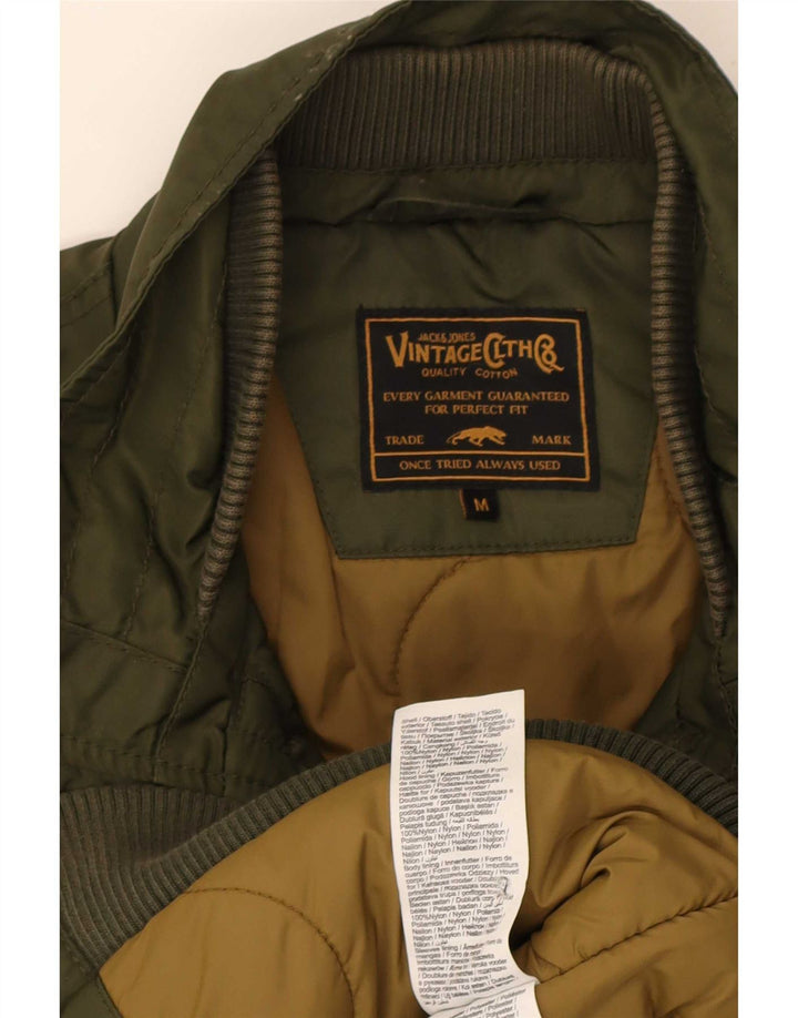 Ανδρικό Jack & Jones Bomber Jacket UK 38 Medium Khaki Nylon