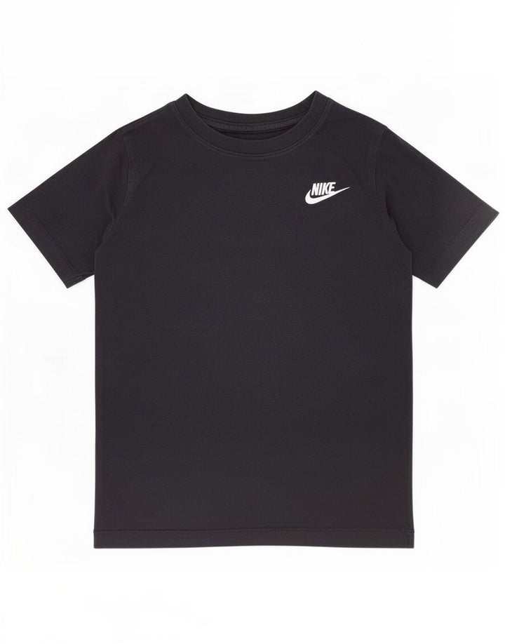 Μπλουζάκι Nike Boys T-shirt 10-11 ετών μεσαίο μαύρο βαμβακερό