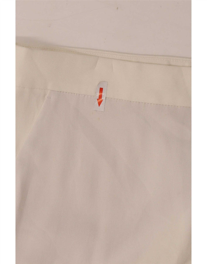 Massimo Dutti Γυναικείο παντελόνι Capri EU 42 Large W32 L23 White Viscose