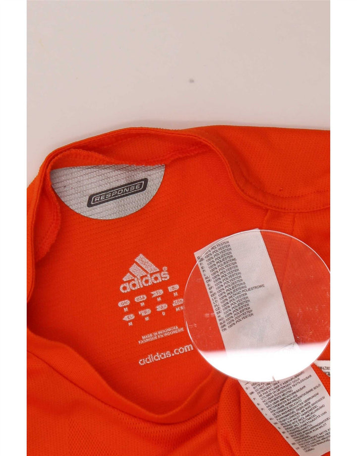 Ανδρικό T-Shirt Adidas Climacool Τοπ μεσαίο πορτοκαλί πολυεστέρας
