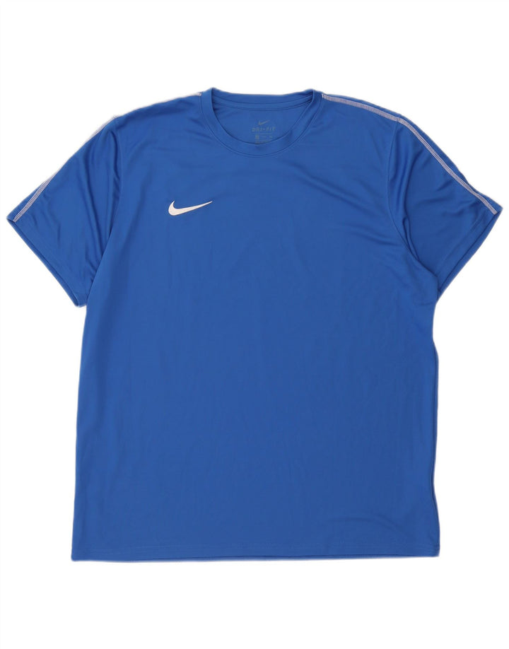 Ανδρικό T-shirt Nike Dri Fit Top 2XL Blue Polyester