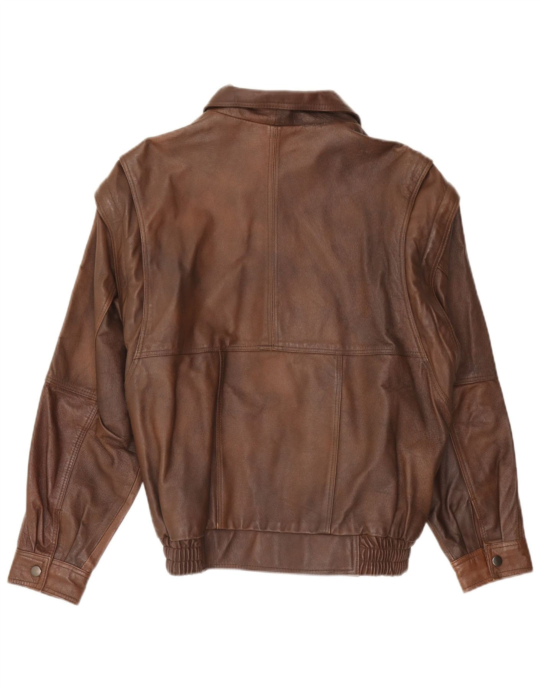 Vintage Ανδρικό Δερμάτινο Μπουφάν UK 38 Μεσαίο Καφέ Δερμάτινο Ρετρό