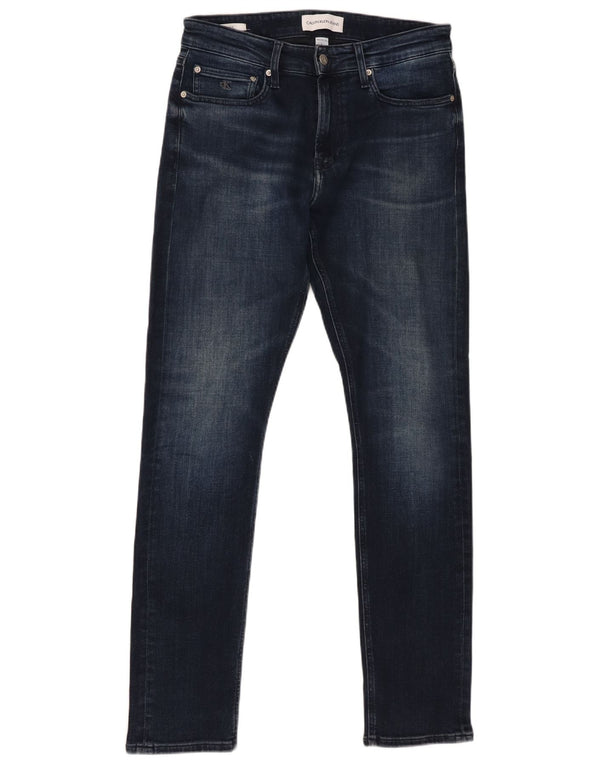 Calvin Klein Ανδρικό Skinny Jeans W31 L32 Navy Blue Cotton