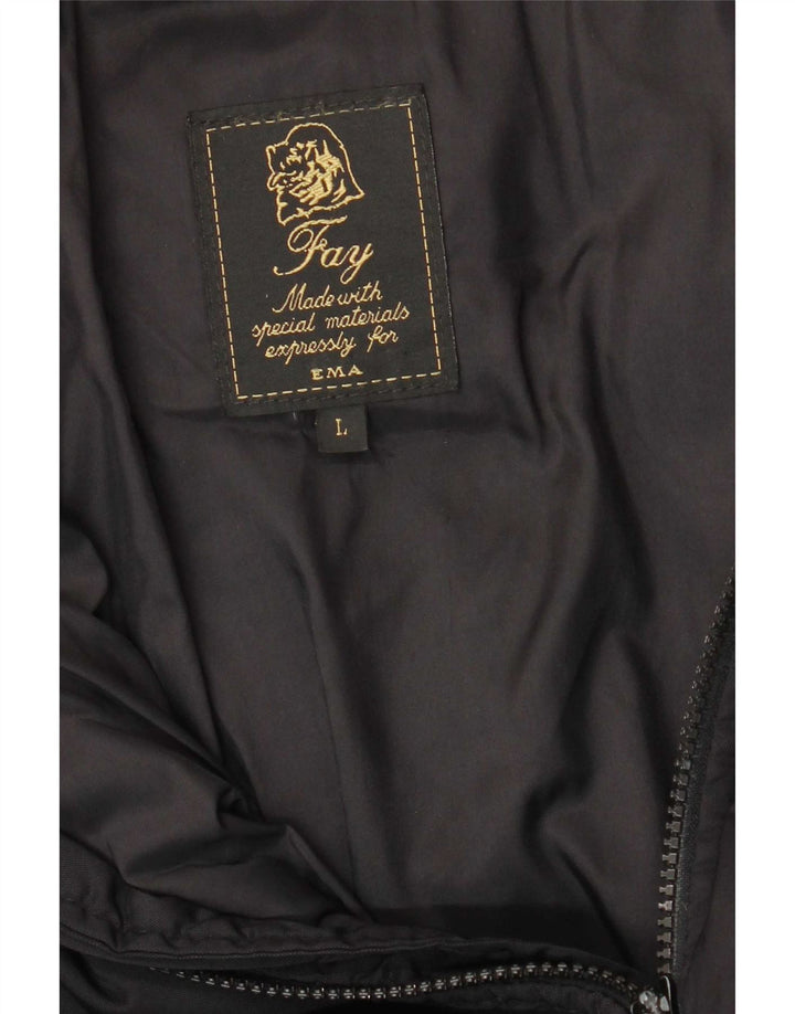 Fay Γυναικείο Μπουφάν UK 16 Large Black