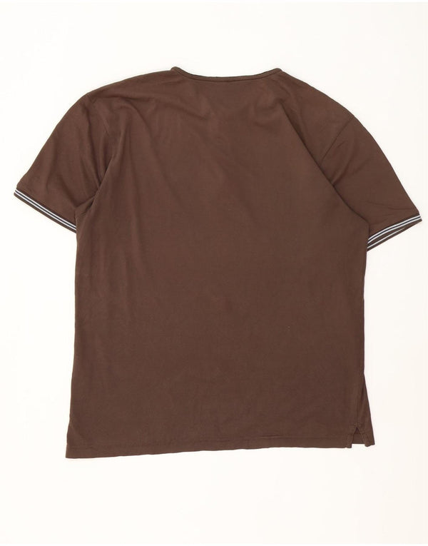 Ανδρικό T-Shirt Champion Top 2XL καφέ ριγέ