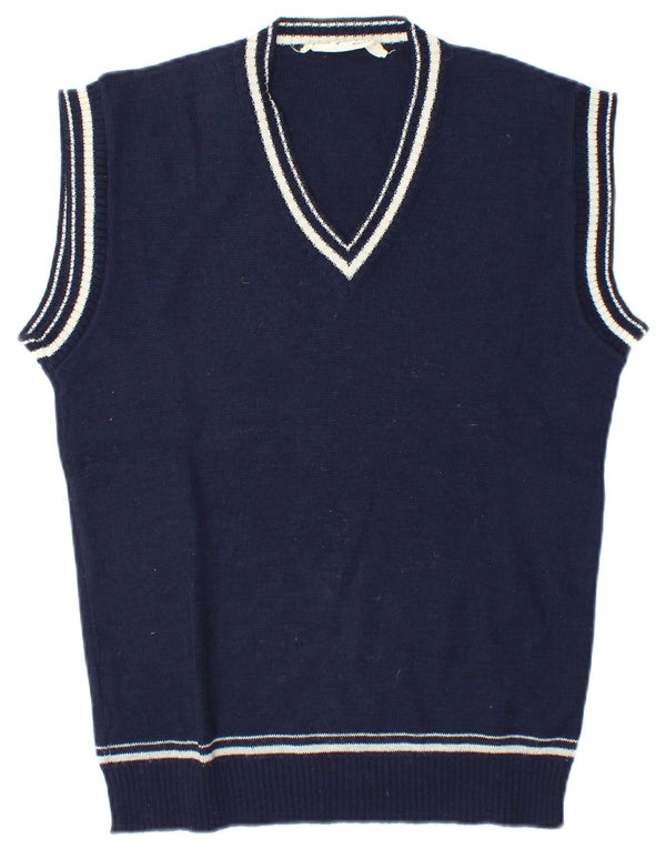 Vintage ανδρικό γιλέκο Tank Top Medium Navy Blue