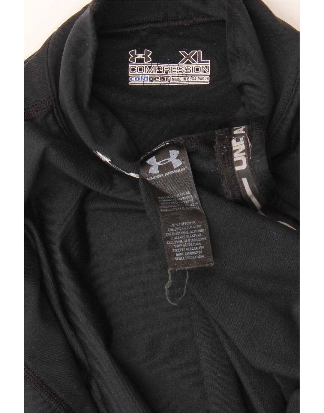 Under Armour Ανδρικό Cold Gear Μακρυμάνικο XL Μαύρο Πολυεστέρας