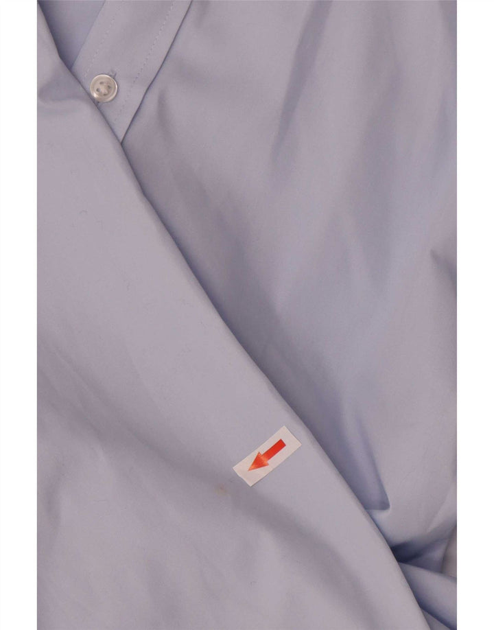 Marks & Spencer Ανδρικό Slim Shirt UK 39/40 15 1/2 Medium Blue Polyester