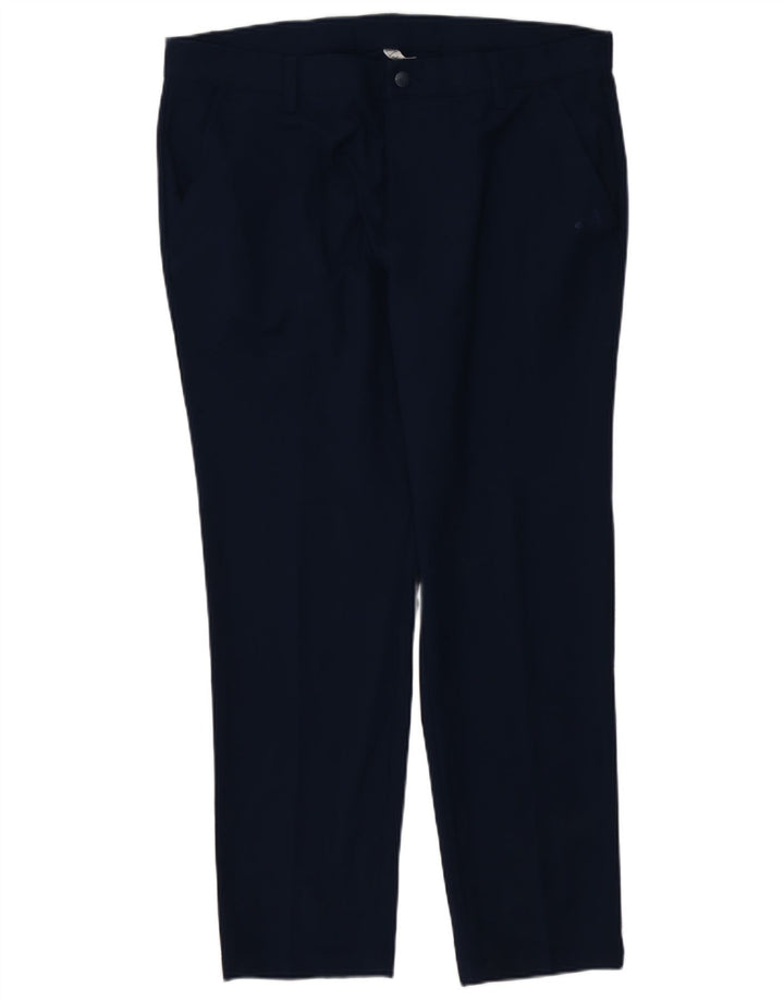 Ανδρικό ίσιο παντελόνι Chino ADIDAS W36 L30 Navy Blue Polyester