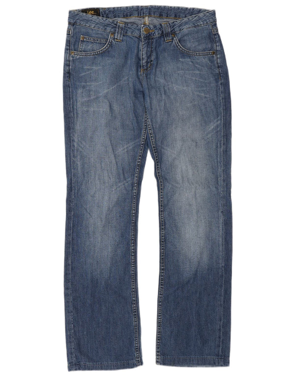 Lee Womens Jinx Bootcut Jeans W30 L30 Blue Cotton