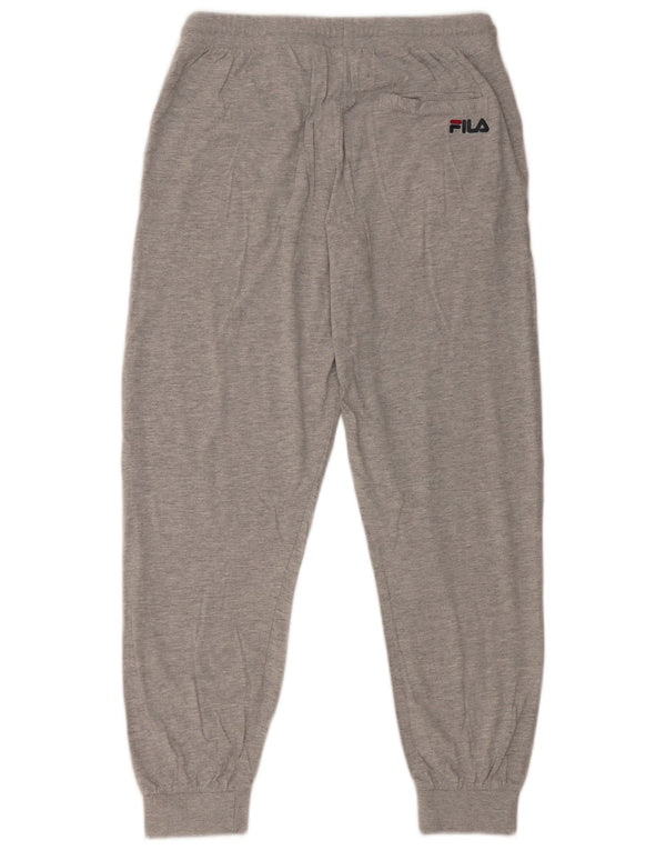 Ανδρική φόρμα Fila Παντελόνι Joggers Μεγάλο Γκρι Βαμβακερό