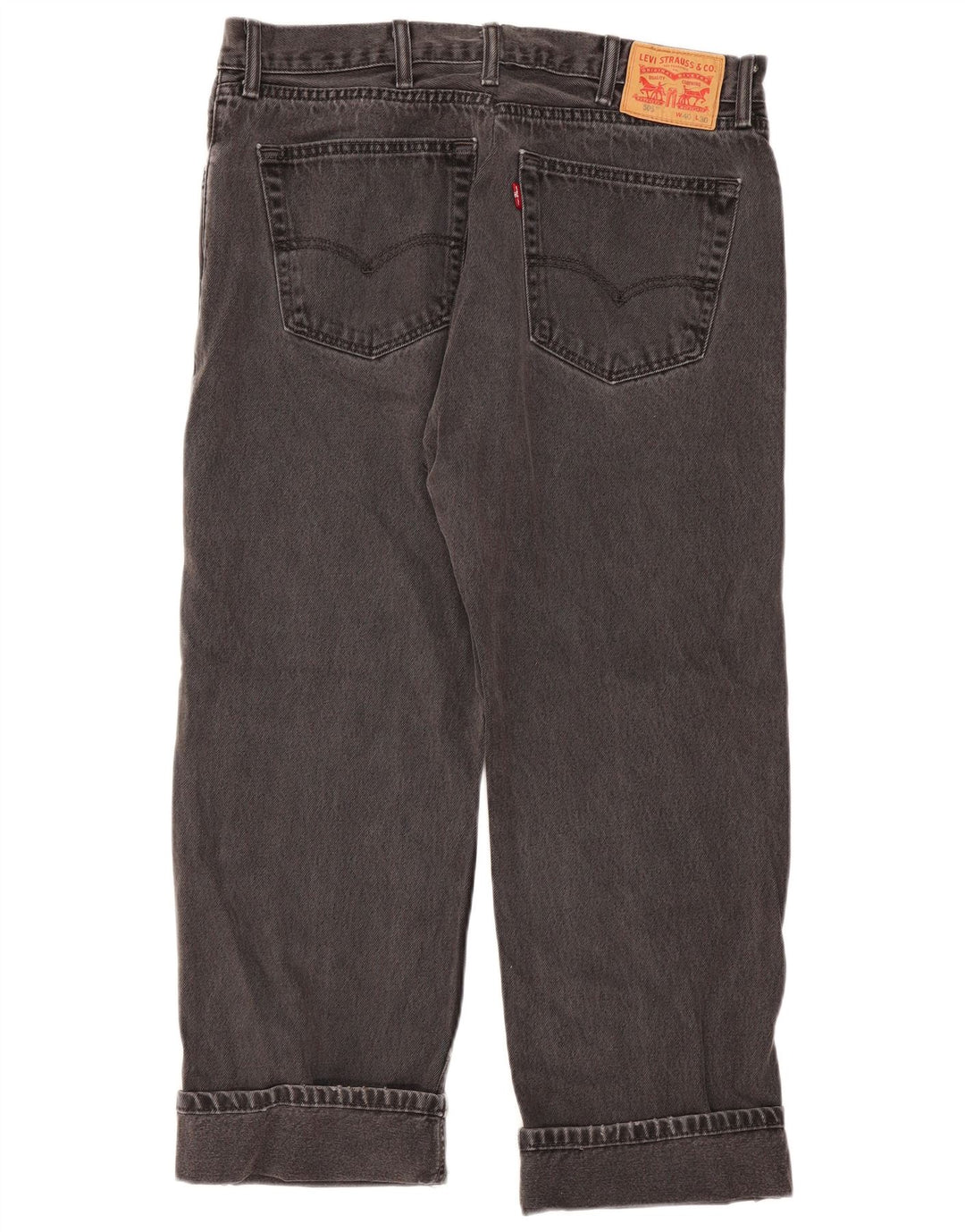 Γυναικείο Levi's 505 Straight Jeans W40 L26 Γκρι βαμβακερό