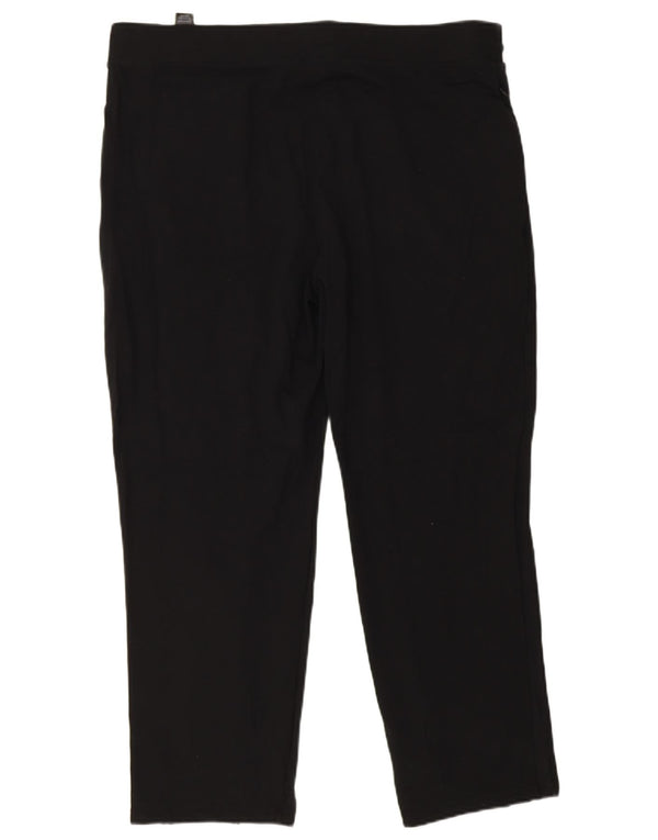 Marks & Spencer Ανδρική φόρμα παντελόνι UK 22 3XL Μαύρο βαμβακερό