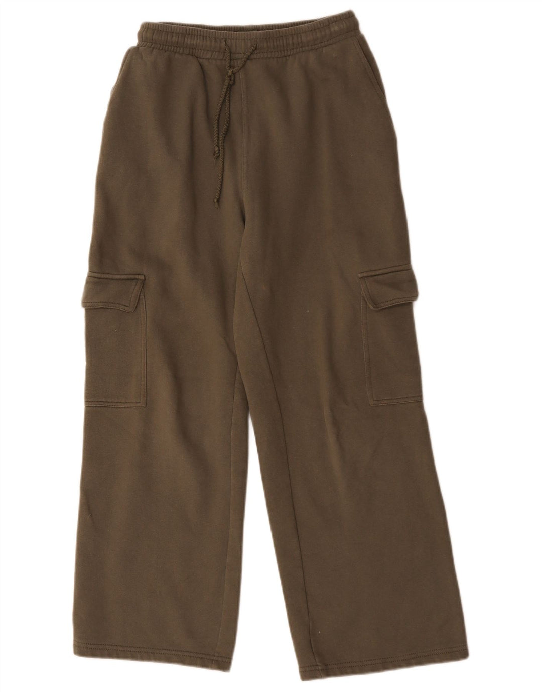 Zara Γυναικεία φόρμα Cargo Παντελόνι UK 12 Medium Khaki Cotton