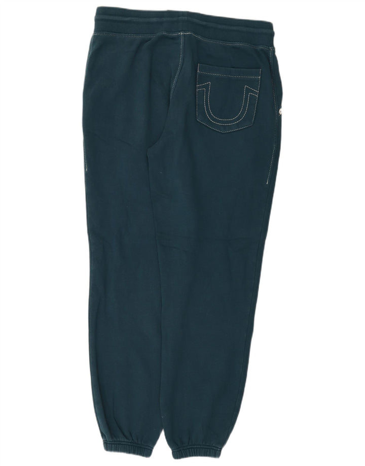 True Religion Ανδρική αθλητική φόρμα Παντελόνι Joggers Μεσαίο πράσινο