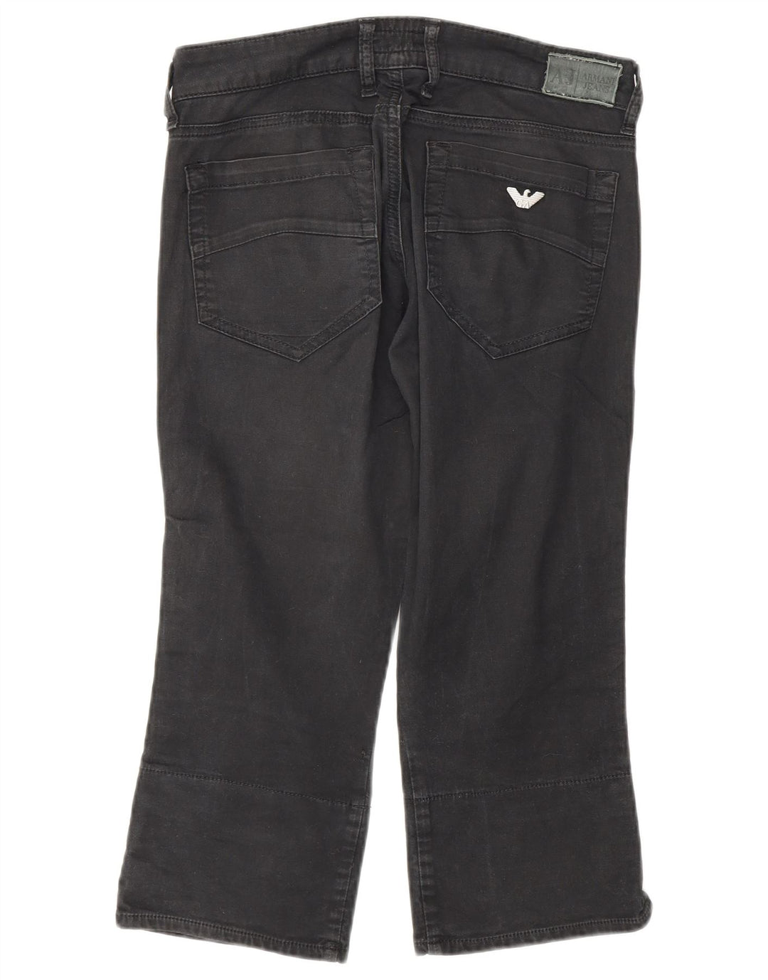 Armani Γυναικείο Παντελόνι Capri W27 L20 Γκρι βαμβακερό